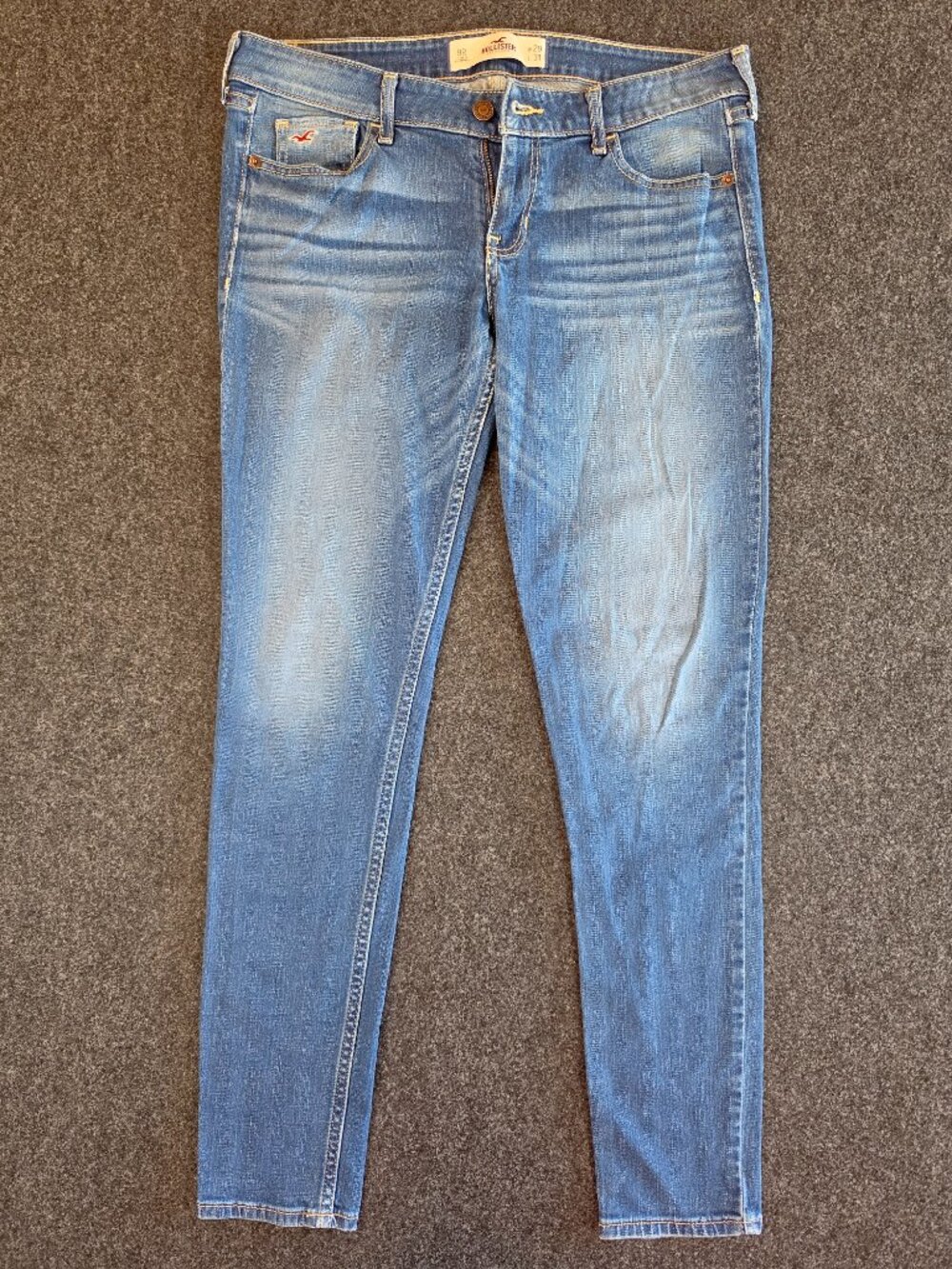 Hollister Jeans Womens 9R W29 L31 Skinny Blue Denim Medium Wash Stretch